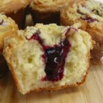 Eggless Center-Filled Muffins