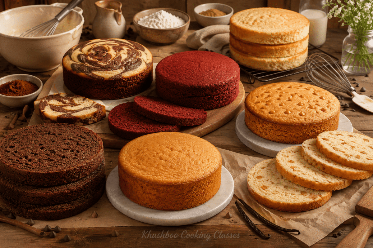 Eggless Cake Bases Masterclass