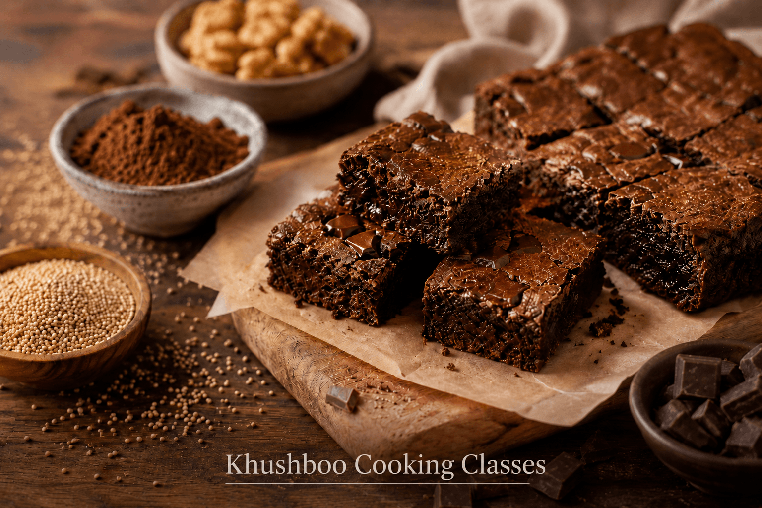gluten free brownies Gluten Free Millet Brownies - Image 1