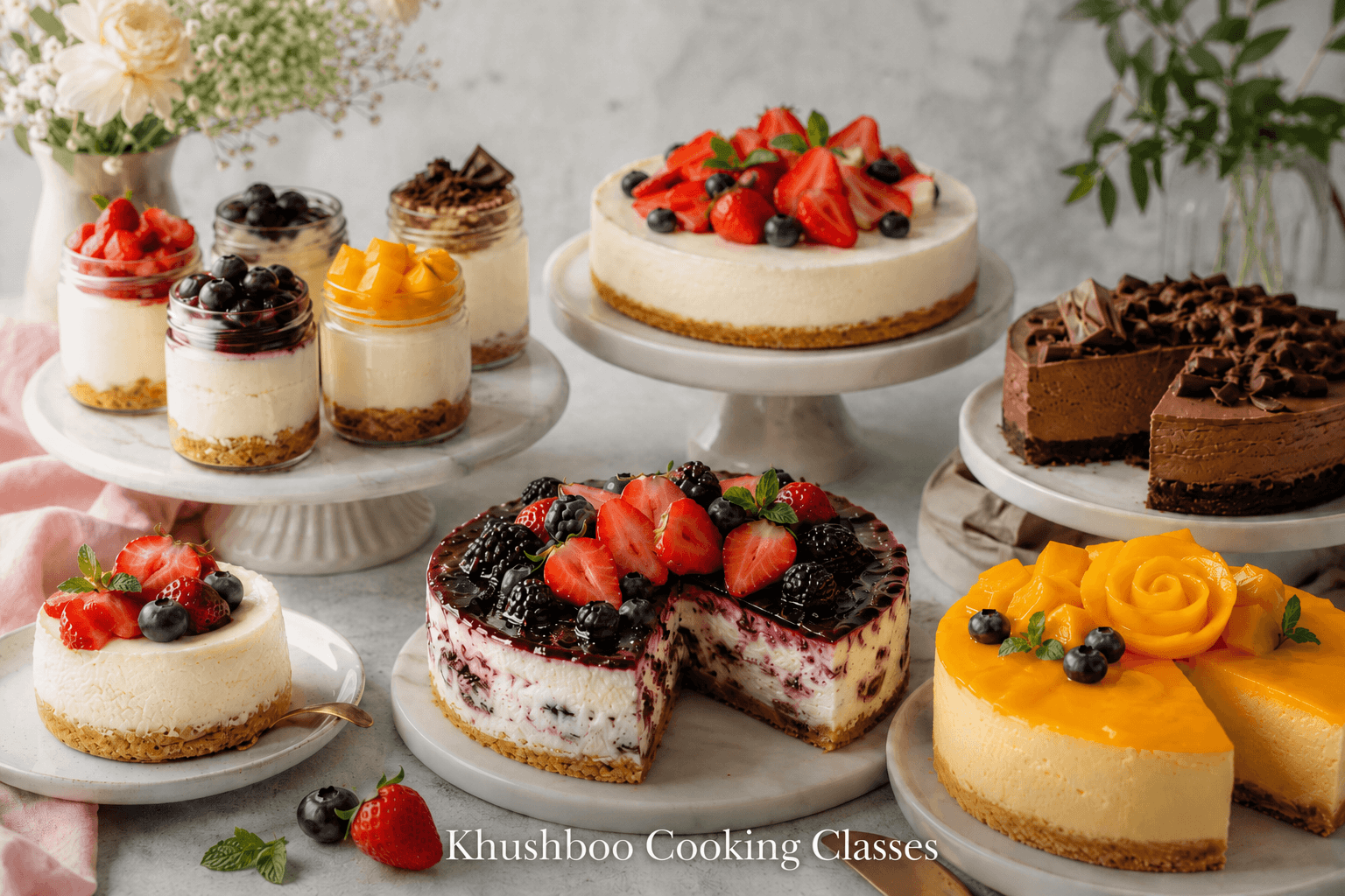 no bake cheesecakes No-Bake, Eggless Cheesecakes - Image 1